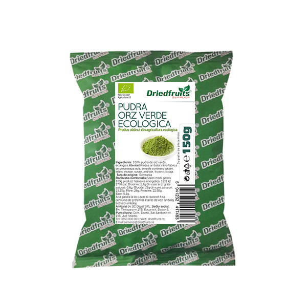 Orz verde pudra BIO Driedfruits – 150 g Dried Fruits Pudre Nutritive